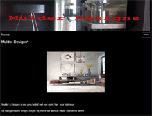 Tablet Screenshot of mulder-designs.nl